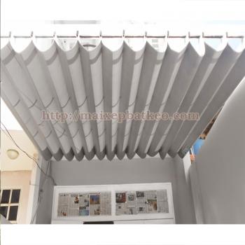 mái che bạt xếp
